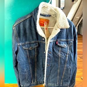 Levi’s Sherpa Line Jean Jacket